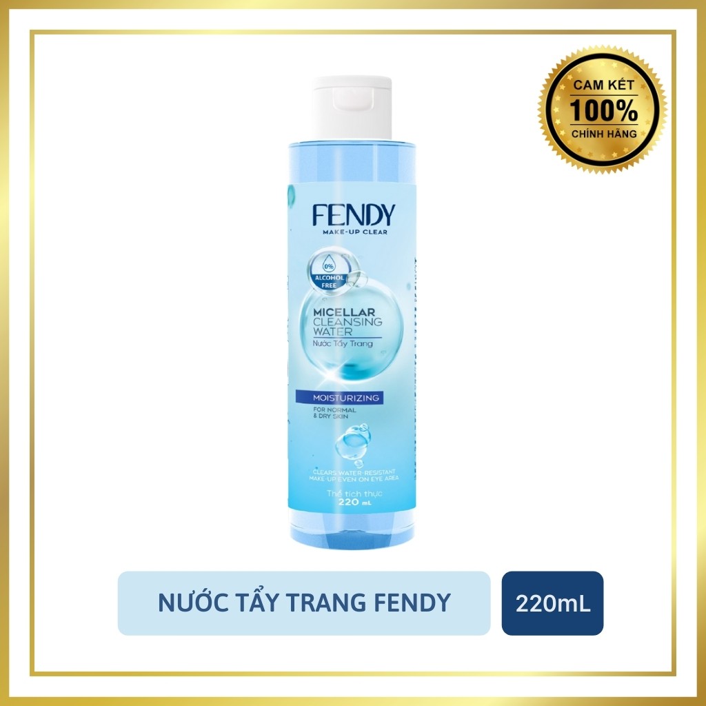 Nước Tẩy Trang Fendy Micellar Cleansing Water 220mL - Makeup Remove