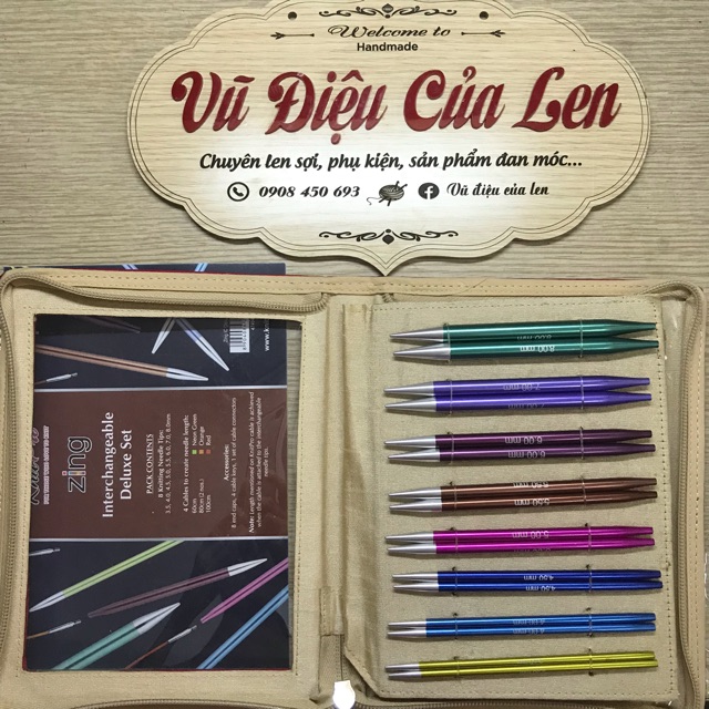 Bộ kim Đan vòng Knitpro Zing