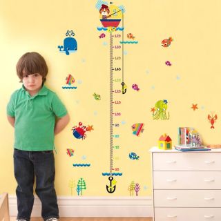 DECAL DÁN TƯỜNG THƯỚC ĐO ĐẠI DƯƠNG