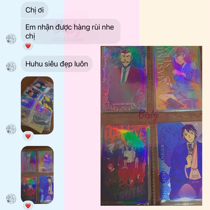 Card nhân phẩm tự chọn - Card nhân phẩm đã bóc - Thẻ Attack On Titan Detective Conan Jujutsu Kaisen Demon Slayer
