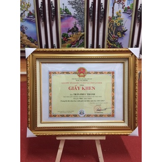 Khung treo bang khen cao cấp