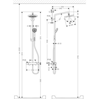 Sen cây Hansgrohe 27185000