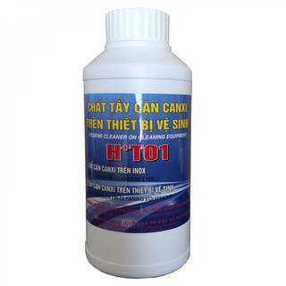 Chất tẩy cặn canxi trên thiết bị vệ sinh H+T01