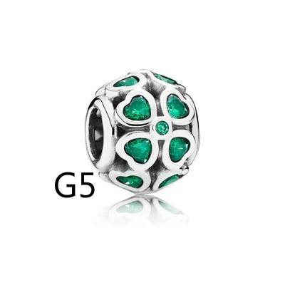 Vòng tay / Vòng tay đính cườm bằng bạc S925 Pan dora Phụ kiện DIY