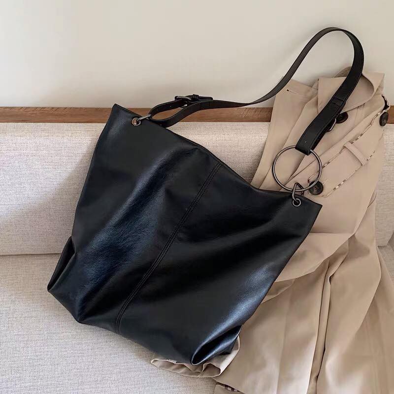 Túi tote da mềm đeo vai đựng A4 thoải mái P053