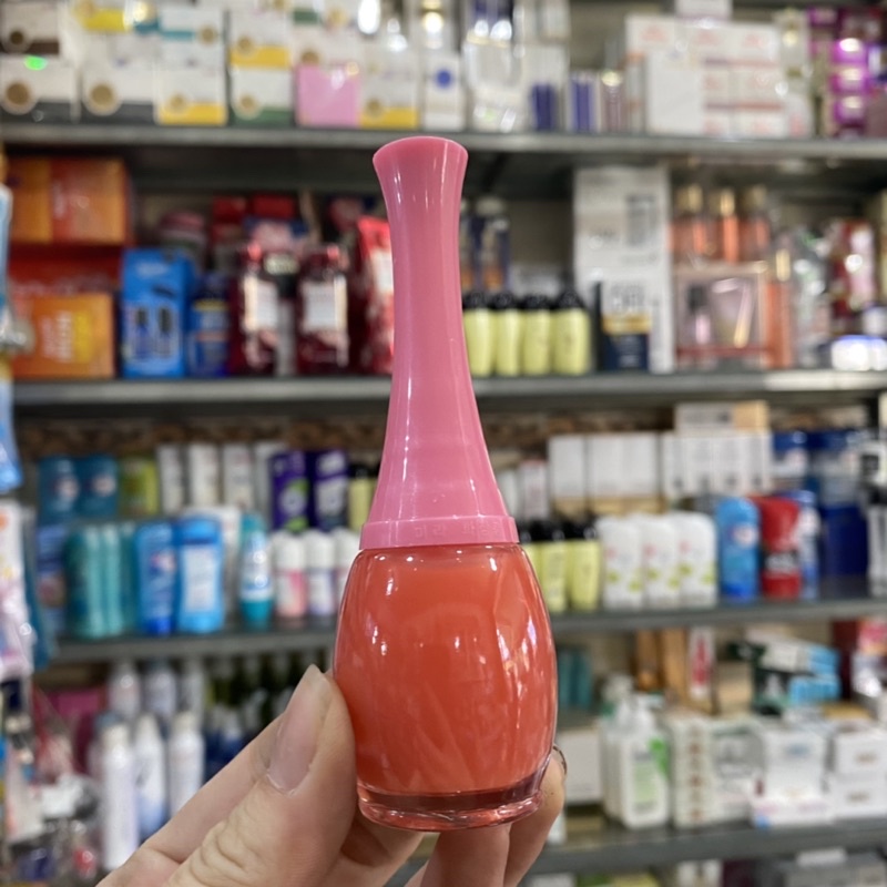 Nước sơn bóng Aroma loại tốt bóng hồng Aroma Nail Polish nhanh khô 12ml