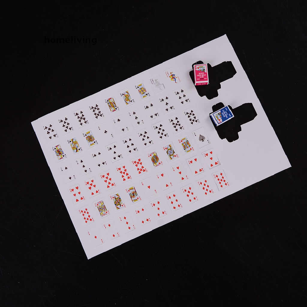 Bộ bài poker cho ngôi nhà búp bê 1/12