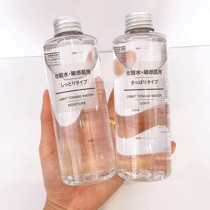 Nước Hoa Hồng Muji Light Toning Water 200ml, Toners Cấp Nước, Dưỡng Ẩm Nội địa Nhật Bản