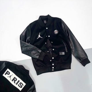 áo khoác bomber dạ tay da PARIS cực chất