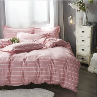 COMBO TRỌN BỘ 4 MÓN - BỌC CHĂN GA GỐI ĐỆM / NỆM COTTON KHÔNG XỔ LÔNG