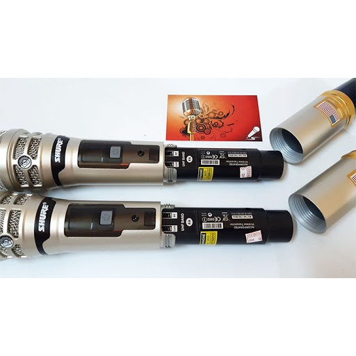 Micro SHURE UGX 21 - Loại 1 Hát nhẹ hút mic - 4 anten sóng