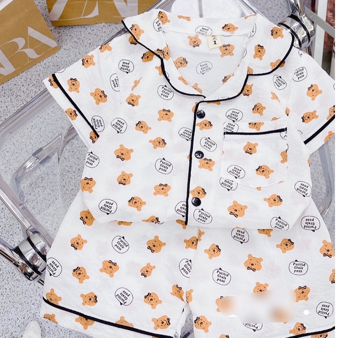 BOT13 -Bộ Pijama cho bé trai, bé gái từ 8-21kg, chất xốp mềm, Richkid123