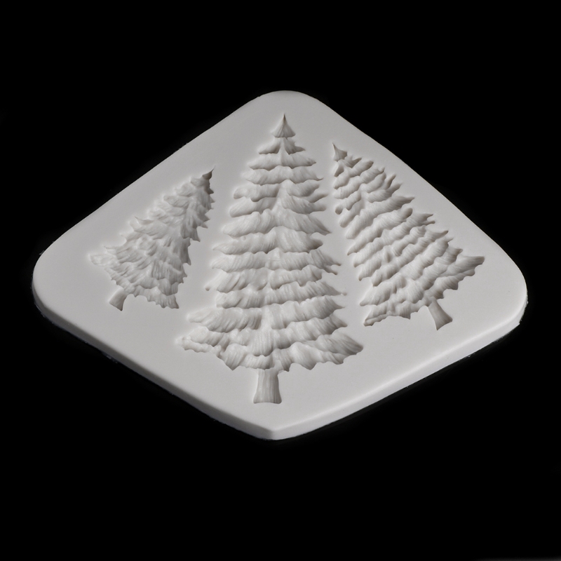 Khuôn silicone làm bánh , chocolate hình cây