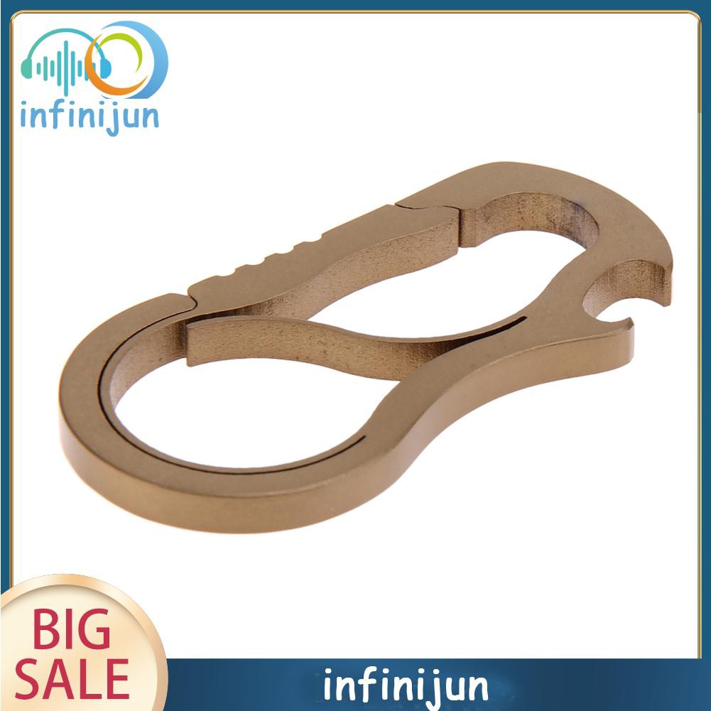 Móc Khóa Carabiner Bằng Hợp Kim Titanium