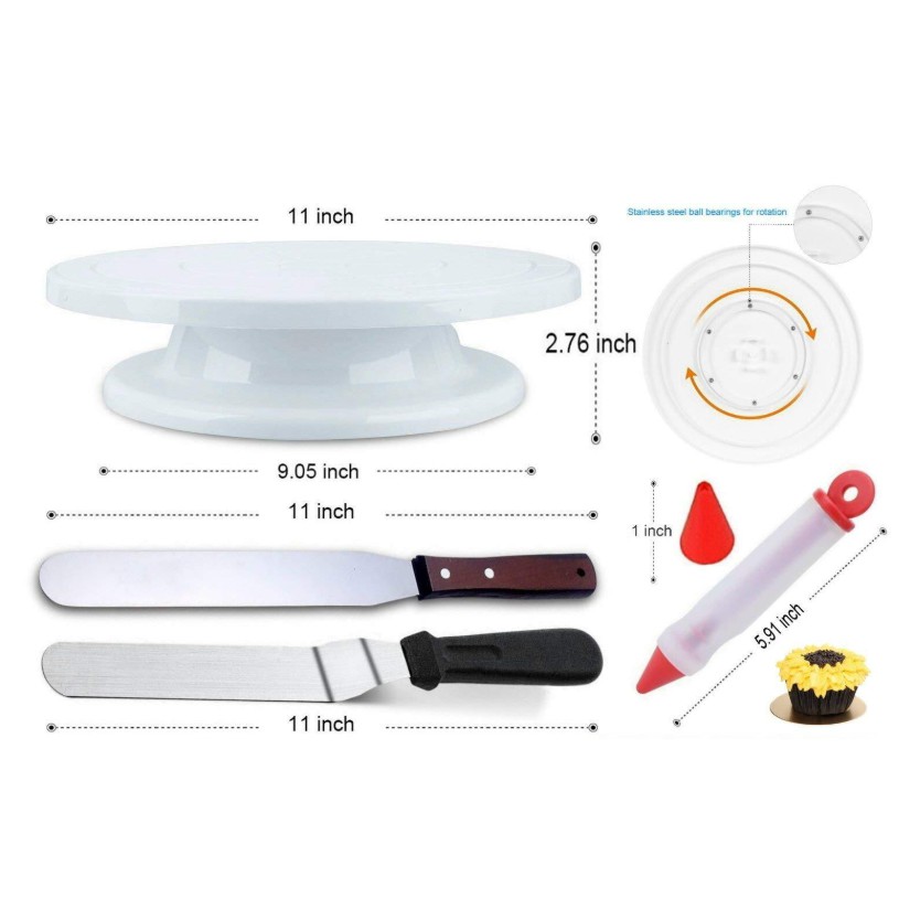 【Giao hàng nhanh】 73PC bộ dụng cụ trang trí bánh,làm bánh ngọt Baking Tools