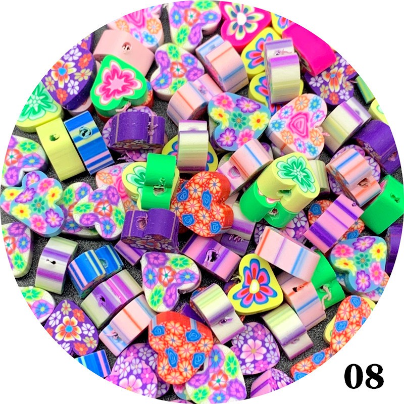 Gói 30 hạt đất sét polime dùng làm đồ thủ công trang trí