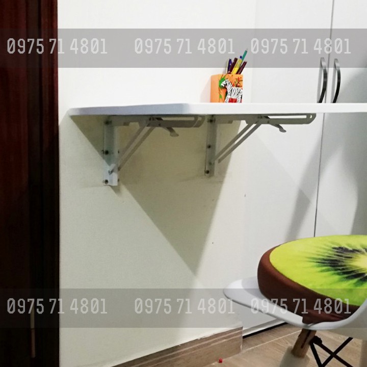 Bản lề gập treo tường thông minh A2 30cm tải 50-70kg bộ 2 chiếc