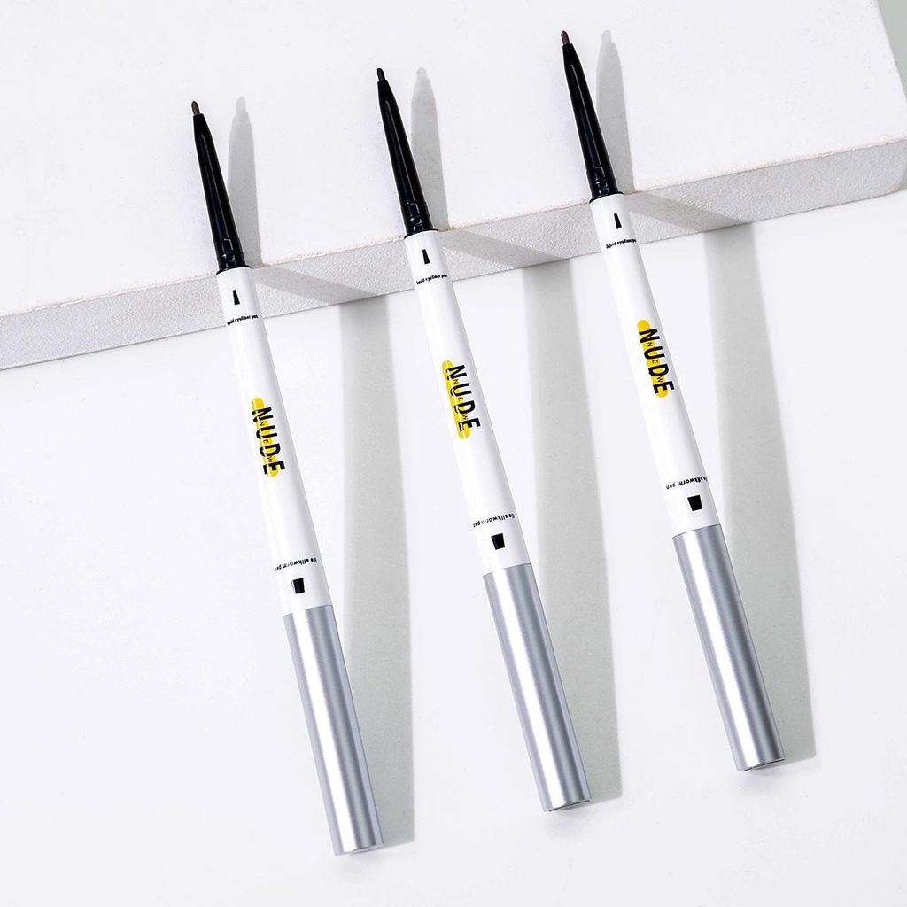 Bút Phấn Mắt Tơ Tằm Dạng Lỏng Hai Đầu Màu Đỏ NUDE Trang Điểm Tạo Bóng Cho Nữ | BigBuy360 - bigbuy360.vn