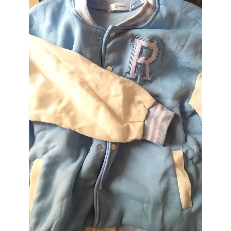 [Mã WASTMAY giảm 15% tối đa 30K đơn 150K] (A5000) áo khoác bóng chày ulzzang bomber M L XL hai màu xanh đen(kèm video) | BigBuy360 - bigbuy360.vn