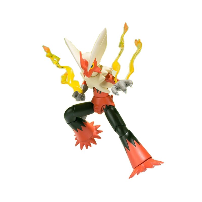 Đồ Chơi Mô Hình Nhân Vật MEGA Evolution Blaziken Trong Pokemon SHF Bằng PVC N4XY