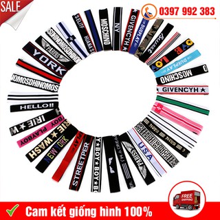 Băng Đô Thể Thao Cài Đầu Headband Đeo Trán Chống Trượt Co Giãn Thời Trang