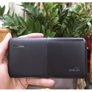 Sạc Dự Phòng 10000mAh Chính Hãng ARUN MINI 3 - 2 Cổng Sạc Vào, 2 Cổng Sạc Ra - Bảo Hành 12 Tháng - Pin Sạc Dự Phòng