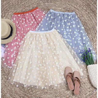Chân váy lưới hoa cúc - SHOPFORGIRL