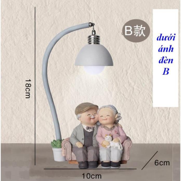 Tượng Trang Trí Ông Bà Anh Có Đèn Sáng Làm Quà Tặng, Trang Trí, Lưu Niệm