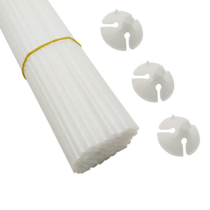 Set 10 Giá Đỡ Bóng Bay Bằng Nhựa PVC 40CM Có Cốc Hút Tiện Dụng