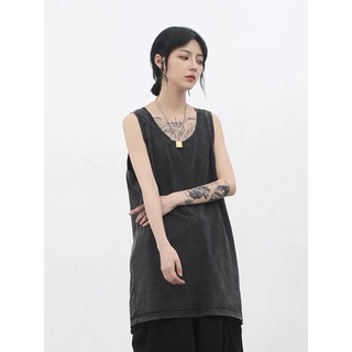 Áo tanktop layer vintage wash