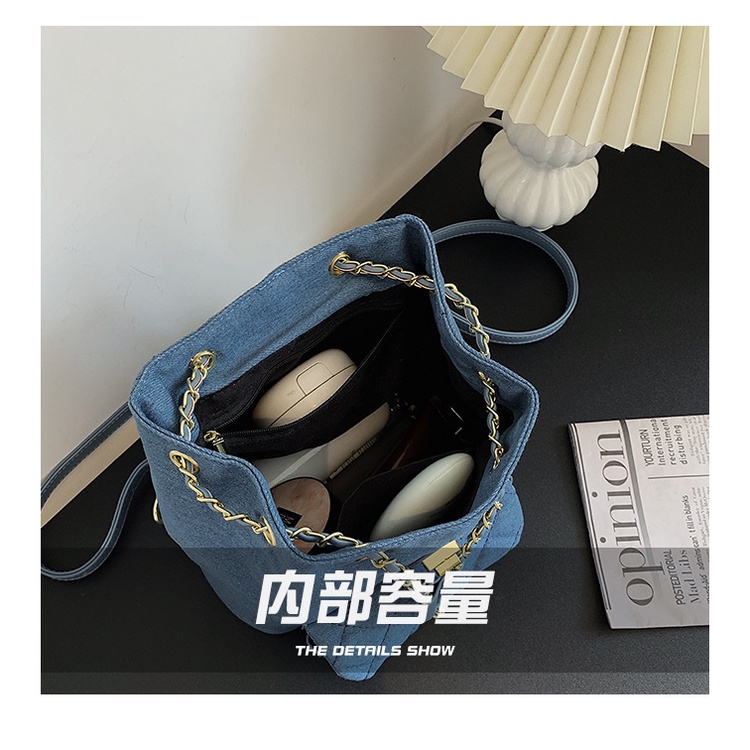 Balo Đeo Vai Vải Denim Thời Trang 2022 Cho Nữ