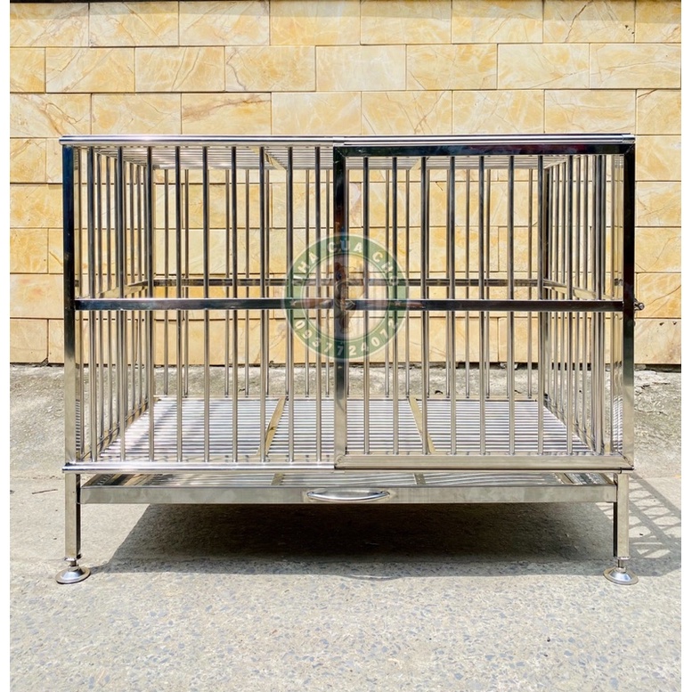 Chuồng Chó Inox Cao Cấp Siêu Bền Đẹp cho Chó 5kg -10kg