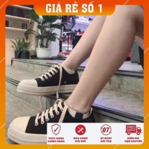 [Sale 3/3] [ 💝 GIÁ SALE] Giày rick owen cổ thấp 🌟  R🔥E🔥P 1:1 VN đế thơm Full box + Bill Sale 11 < ` .