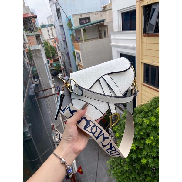 Túi yên ngựa dây chữ bản to thời trang hot hit 2021