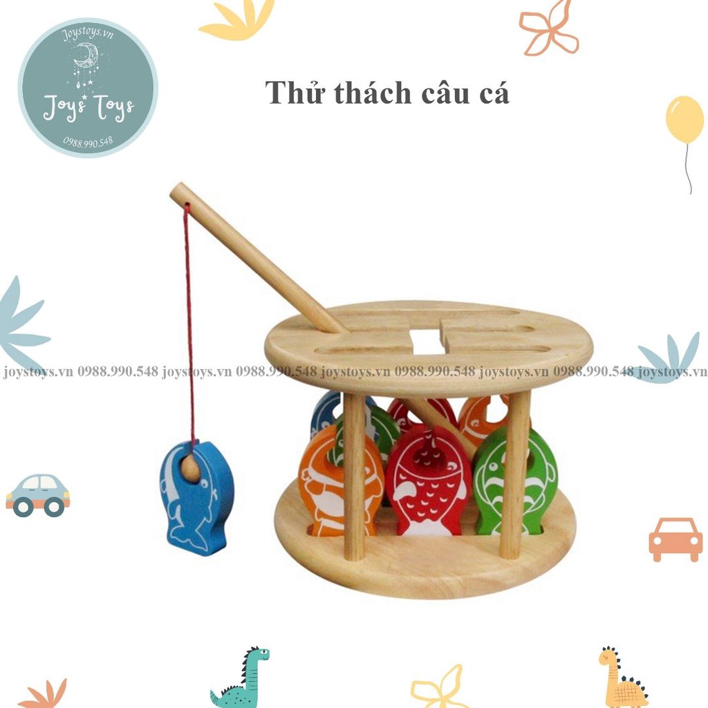 Đồ chơi gỗ Thử thách câu cá Winwintoys vừa học vừa chơi cho bé HCM Joystoys.vn