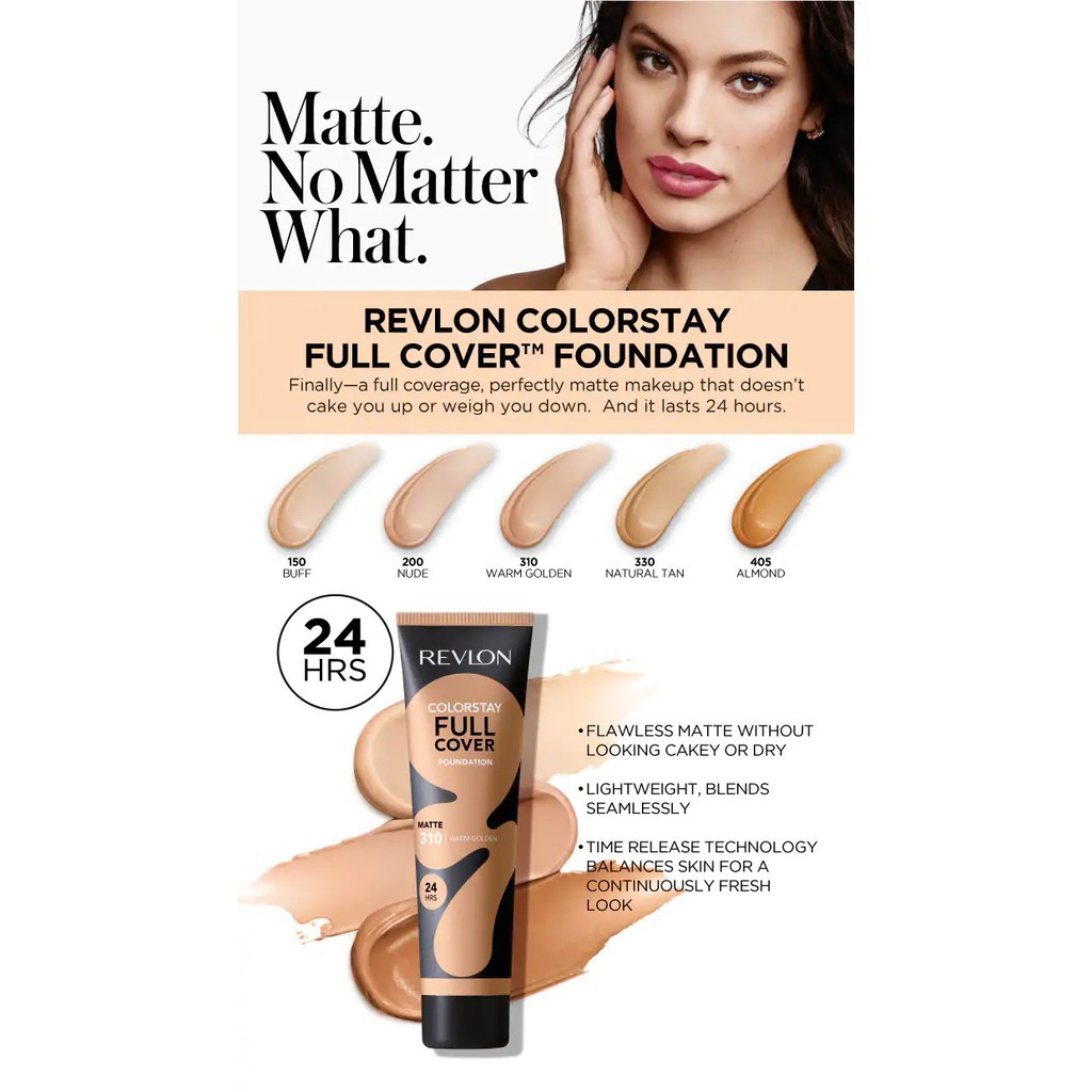 (hàng Mới Về) Kem Nền Revlon Che Phủ Toàn Diện 24h | BigBuy360 - bigbuy360.vn