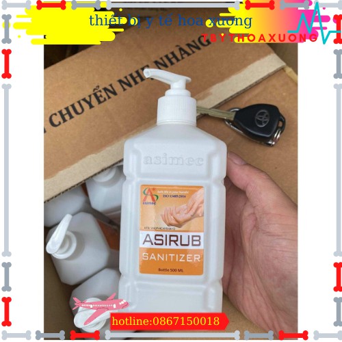 Nước rửa tay Asirub, sát khuẩn nhanh, dùng trong bệnh viện