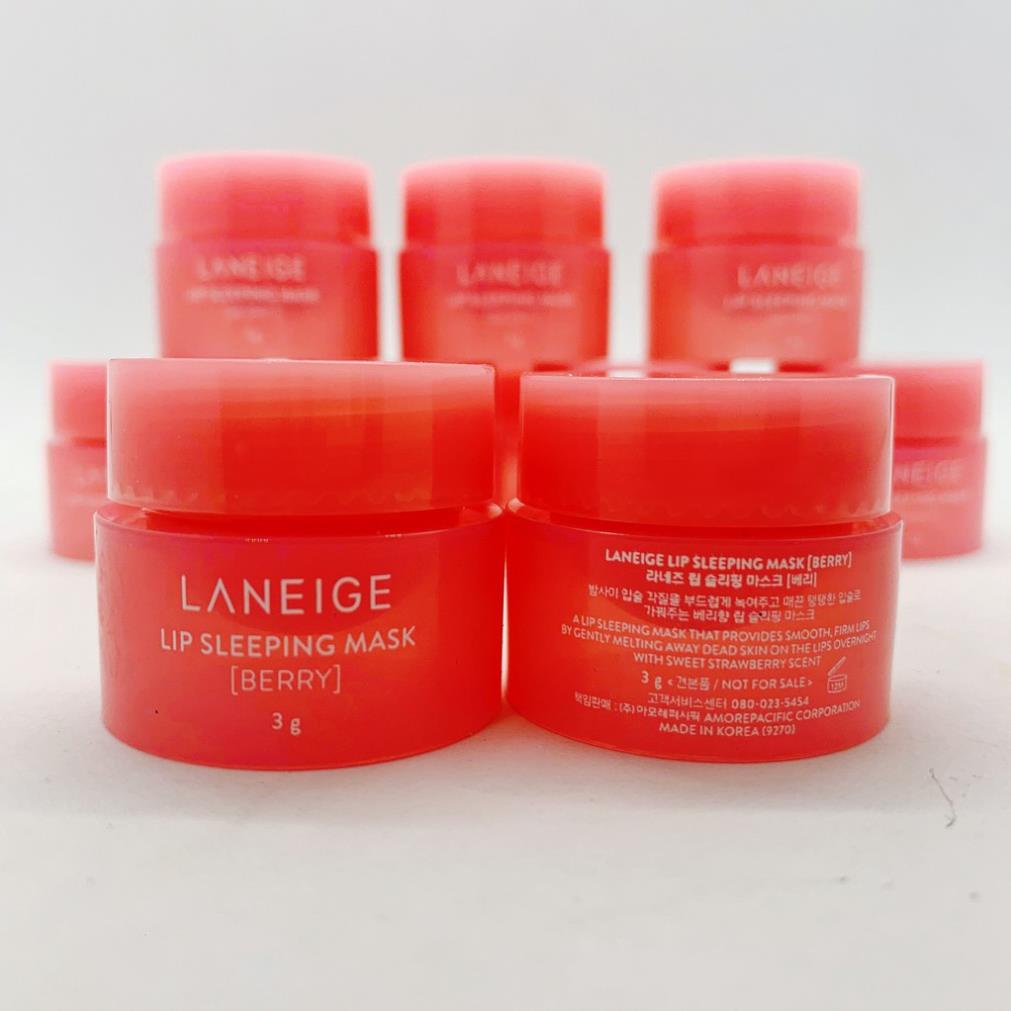Mặt nạ ngủ cho môi Laneige Lip Sleeping Mask 3g hương berry Hàn Quốc - PINK BEAUTY