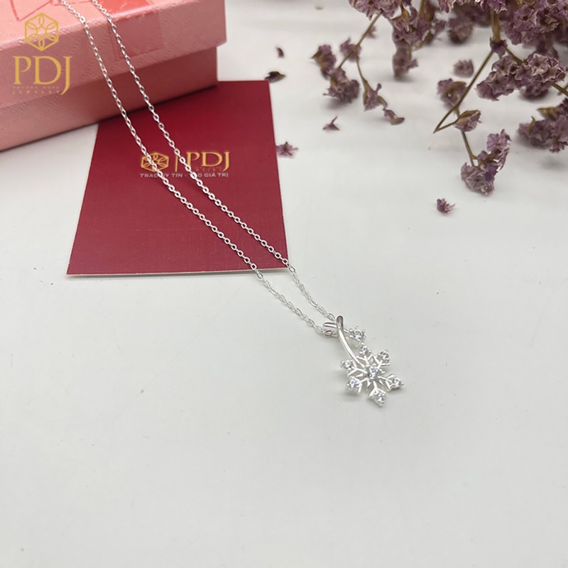 Dây chuyền bông tuyết bạc - SP000527 - SP000529 - Bạc ta cao cấp - Tặng kèm hộp đựng - Trang sức PDJ