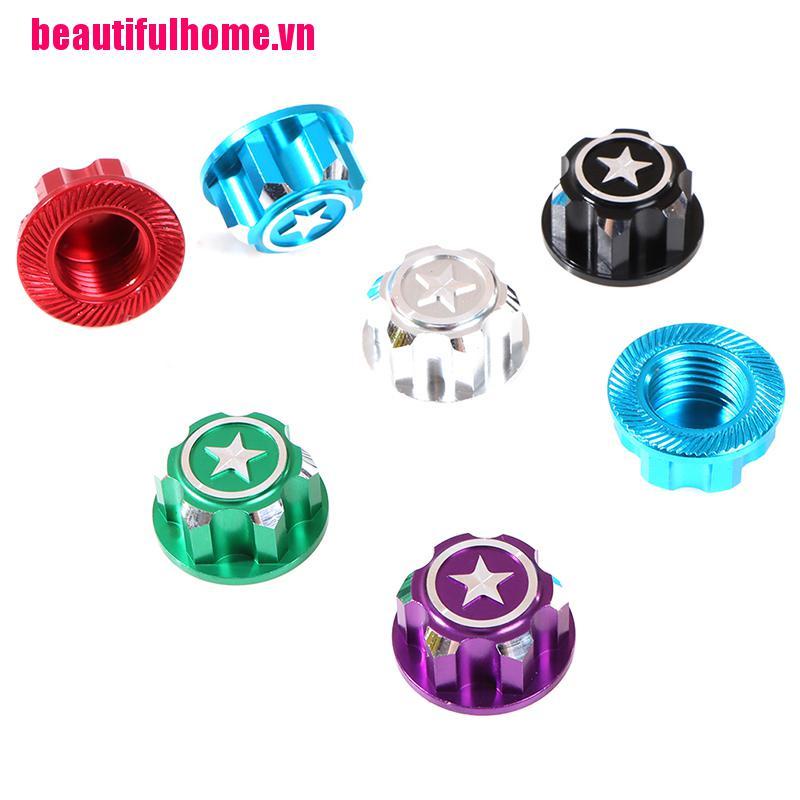 Bộ 4 Đai Ốc Lục Giác 17mm Bằng Nhôm Chống Bụi Cho Bánh Xe Điều Khiển 1 / 8 X-Maxx