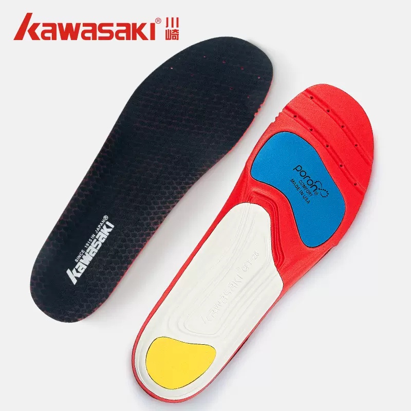 Miếng lót giày thể thao Kawasaki CFT-28 mềm mại thoáng khí thấm hút tốt tiện dụng cho nam nữ