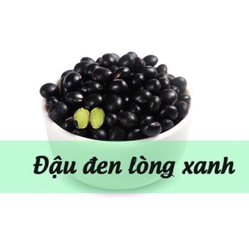 đậu đen rang sẵn - đậu đen xanh lòng rang vàng hạ thổ 1kg