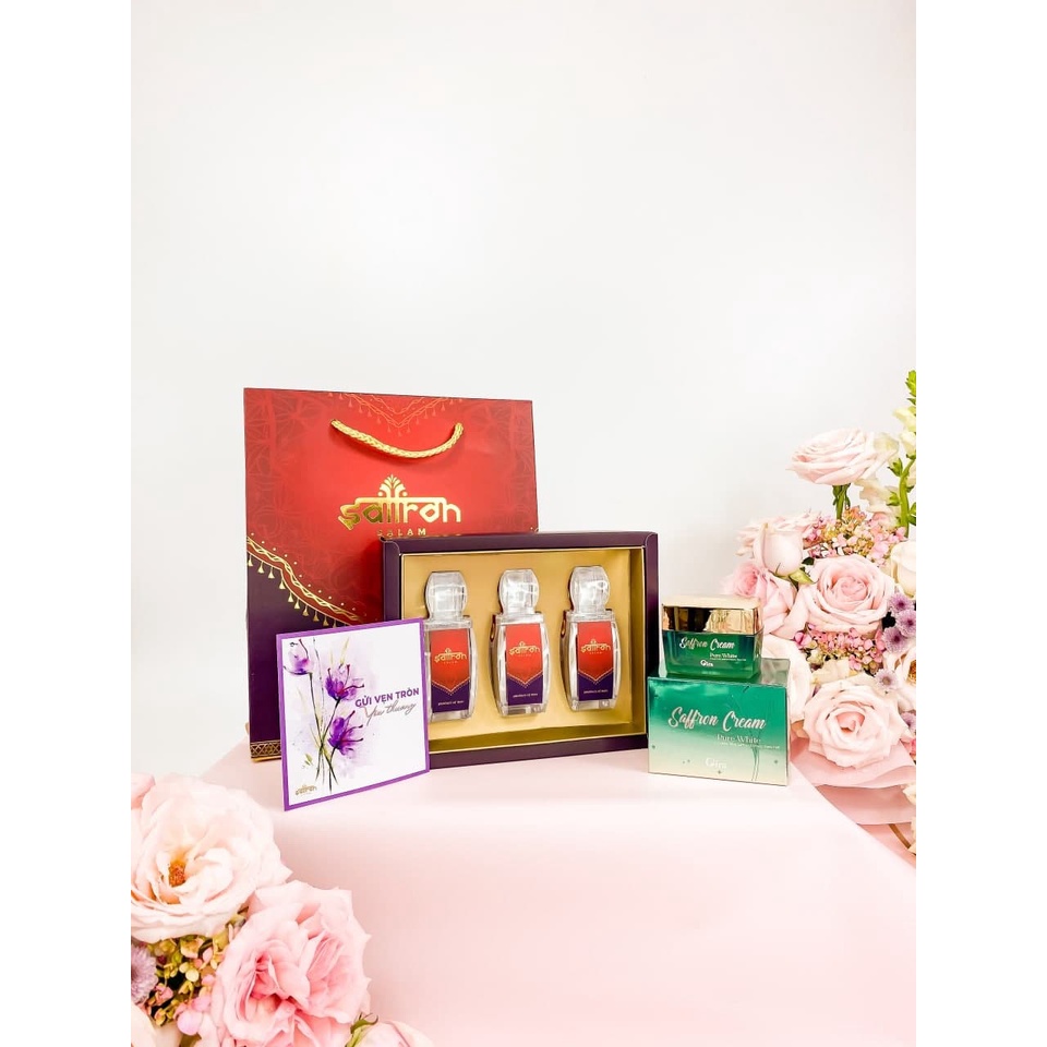 [SET QUÀ] Nhụy Hoa Nghệ Tây SAFFRON SALAM 3Gr được chọn quà