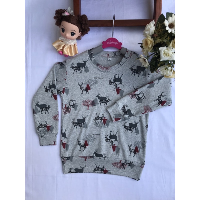 Áo sweater in hình hươu cho bé từ 1 tới 7 tuổi | BigBuy360 - bigbuy360.vn