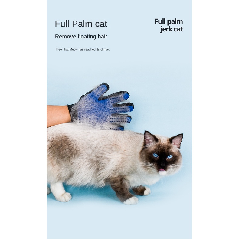 Găng Tay Cao Su Cuộn 80 Cây Dùng Mát Xa Khi Tắm Cho Mèo