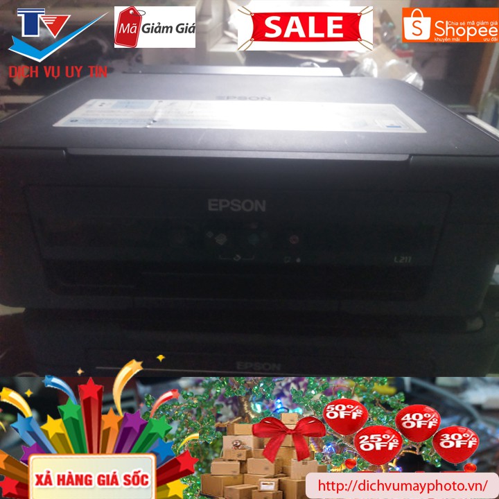 Máy in phun màu cũ đa năng Epson L211 L210 L220 máy đẹp