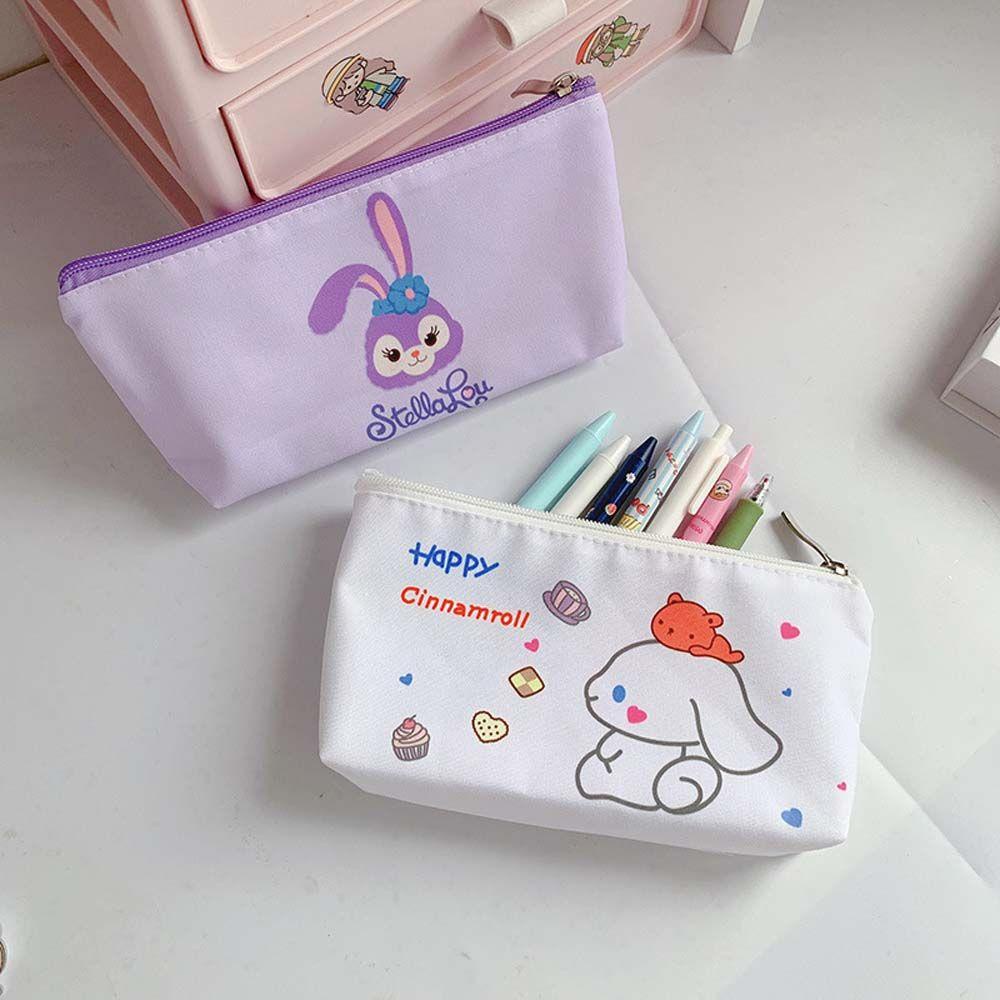 PEWANY Túi Đựng Bút Chống Thấm Nước Họa Tiết Hoạt Hình Xinh Xắn