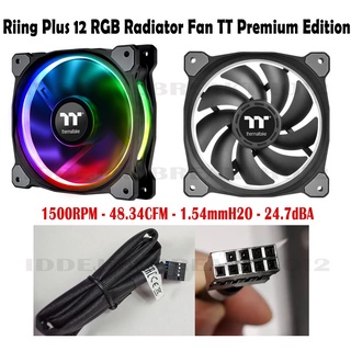 Quạt tản nhiệt Thermaltake Riing Plus 12 RGB Radiator Fan TT Premium Edition