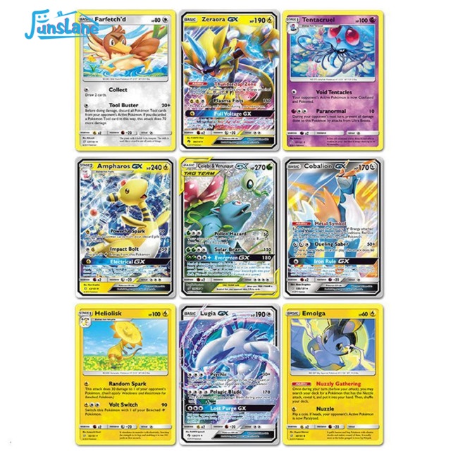 36 Gói 324 thẻ bài Pokemon FUNSLANE GX EX tùy chọn họa tiết