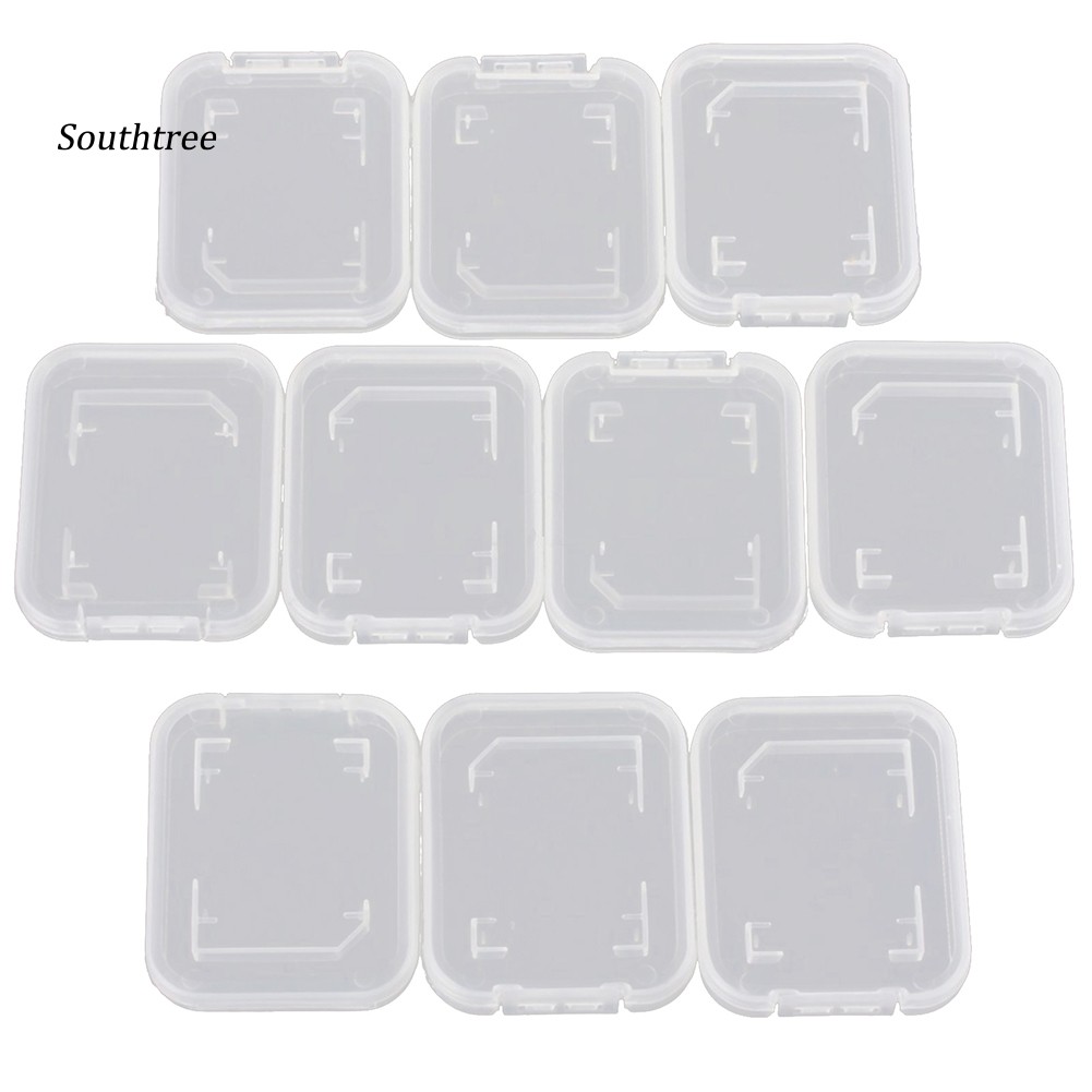 Set 10 hộp đựng thẻ nhớ Sd Sdhc trong suốt
